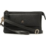 dR Amsterdam Schoudertas | Schoudertas dames | Crossbody tas dames | Handtassen dames | Leren schoudertas | Mint - 1103753 Black