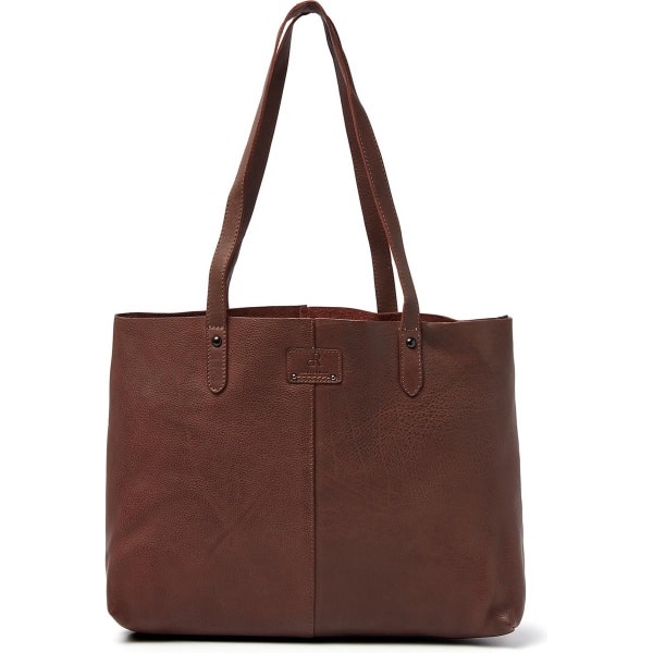 dR Amsterdam Handtas | Dames shopper | Dames schoudertas | Leren shopper | Tampa - 933727 Brown